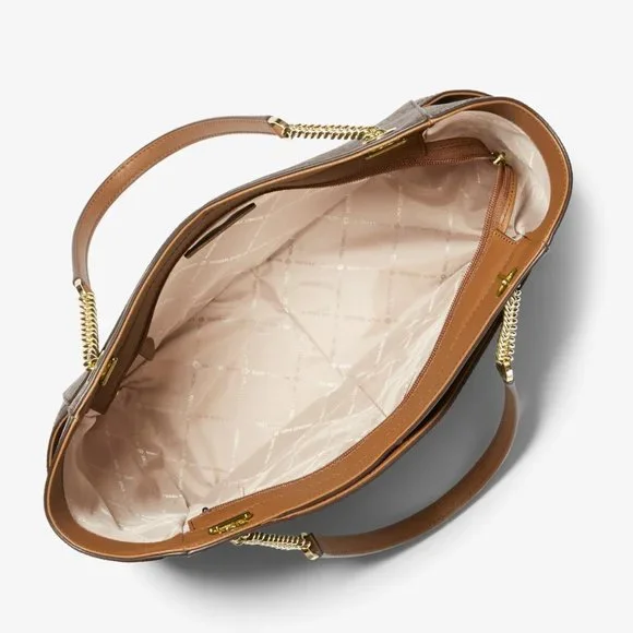 Final Sale!!! 👜 MICHAEL KORS 🌺 Jet Set Large Logo Shoulder Bag - Picture 2 of 3